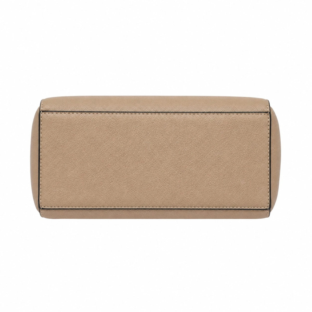 Bagovia Women’s Beige Leather Handbag with Shoulder Strap
