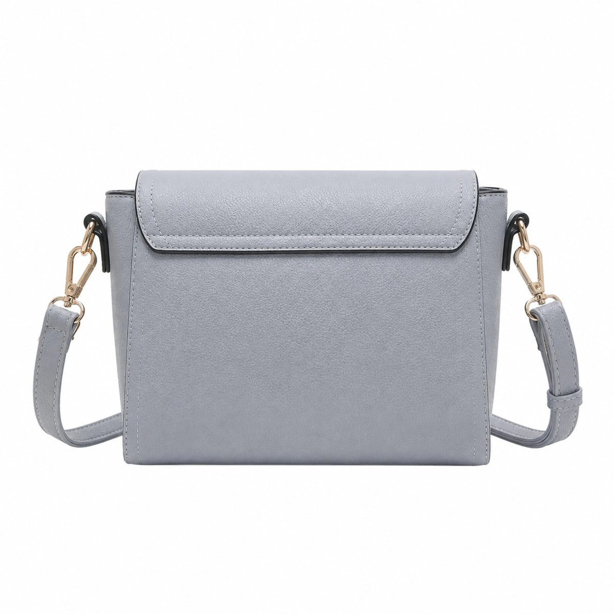 Bagovia Women’s Gray Leather Crossbody Handbag