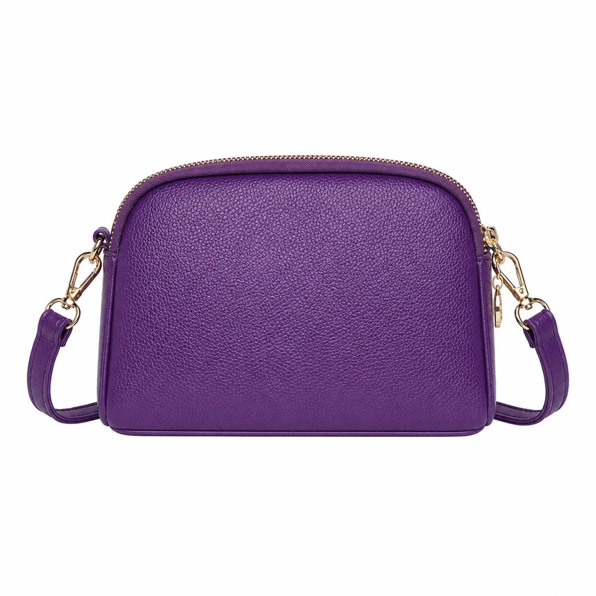 Bagovia Women’s Purple Leather Crossbody Handbag